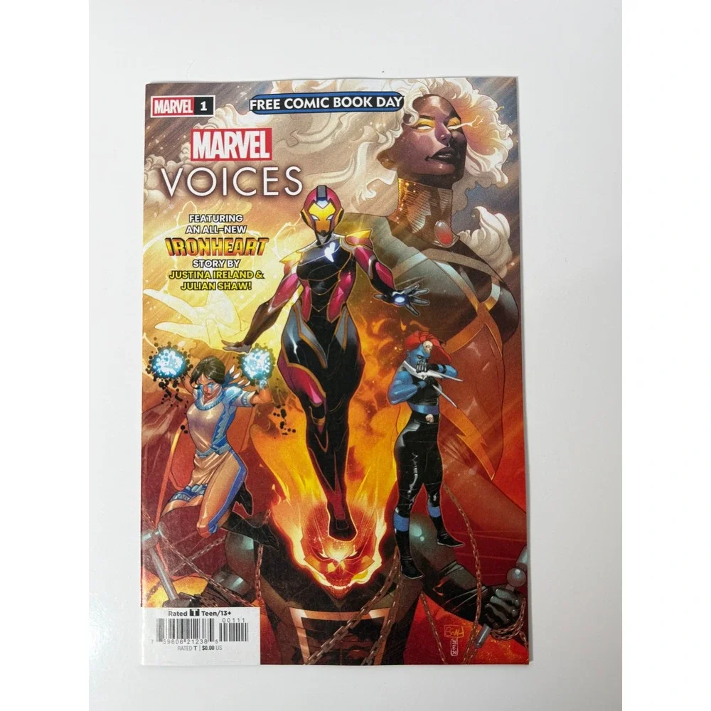 Marvel Voices 1 Free Comic Book Day 2022 Ironheart Storm Mystique Marvel Comics